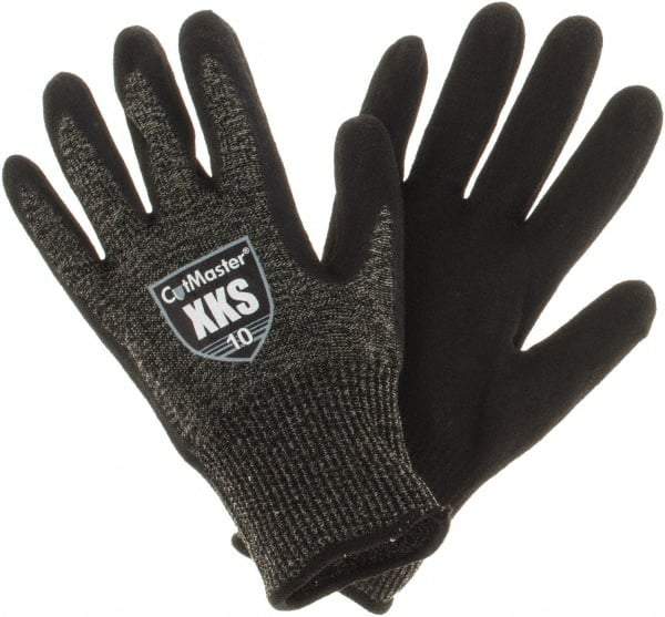Value Collection - Size XL, ANSI Cut Lvl A5, Puncture Lvl 4, Abrasion Lvl 4, Nitrile Coated Cut & Puncture Resistant Gloves - Palm Coated, Black, Paired - Industrial Tool & Supply