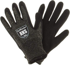 Value Collection - Size XL, ANSI Cut Lvl A5, Puncture Lvl 4, Abrasion Lvl 4, Nitrile Coated Cut & Puncture Resistant Gloves - Palm Coated, Black, Paired - Industrial Tool & Supply