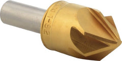 M.A. Ford - 1" Head Diam, 1/2" Shank Diam, 6 Flute 82° High Speed Steel Countersink - Industrial Tool & Supply