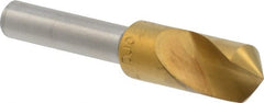 M.A. Ford - 3/8" Head Diam, 1/4" Shank Diam, 1 Flute 100° High Speed Steel Countersink - Industrial Tool & Supply