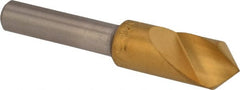 M.A. Ford - 3/8" Head Diam, 1/4" Shank Diam, 1 Flute 90° High Speed Steel Countersink - Industrial Tool & Supply