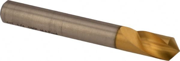 M.A. Ford - 1/4" Head Diam, 1/4" Shank Diam, 1 Flute 100° High Speed Steel Countersink - Industrial Tool & Supply
