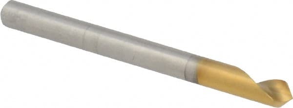 M.A. Ford - 1/8" Head Diam, 1/8" Shank Diam, 1 Flute 90° High Speed Steel Countersink - Industrial Tool & Supply