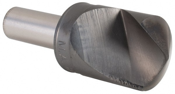 M.A. Ford - 1" Head Diam, 1/2" Shank Diam, 1 Flute 120° High Speed Steel Countersink - Industrial Tool & Supply