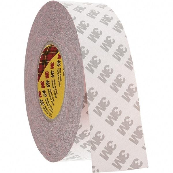 3M - 60 Yd Acrylic Adhesive Double Sided Tape - 5.5 mil Thick, Paper Liner - Industrial Tool & Supply