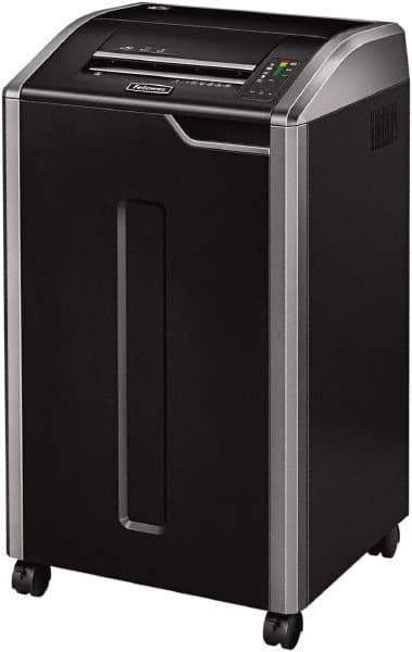 FELLOWES - 7/32" Strip, Manual 20 Sheet Strip Cut Paper Shredder - 20" Long x 22" Wide x 37" High, Level 2 Security, 30 Gal Wastebasket - Industrial Tool & Supply
