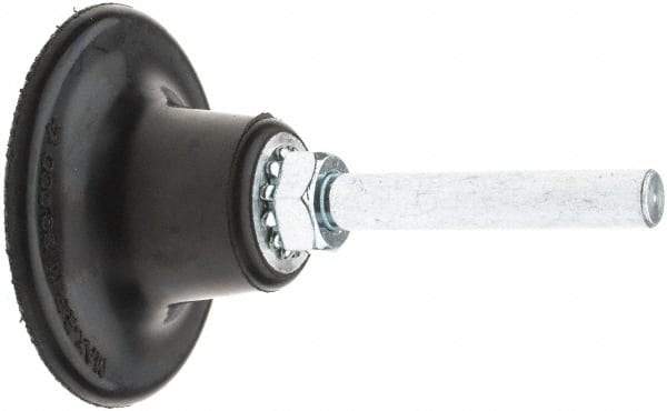 Superior Abrasives - 2" Diam Quick-Change Disc Backing Pad - 1/4" Shank Diam, Medium Density, Type R Compatible - Industrial Tool & Supply