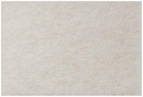 3M - Super Fine Grade, Aluminum Silicate Hand Pad - White, 6" Wide x 9" Long, Nonwoven - Industrial Tool & Supply