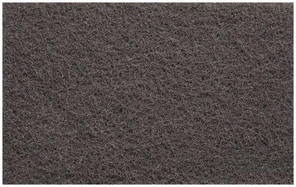3M - Medium Grade, Silicon Carbide Hand Pad - Gray, 6" Wide x 9" Long, Nonwoven - Industrial Tool & Supply