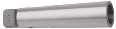Accupro - MT1 Inside Morse Taper, MT4 Outside Morse Taper, Standard Reducing Sleeve - Soft with Hardened Tang, 1/4" Projection, 4-7/8" OAL - Exact Industrial Supply
