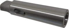 Accupro - MT4 Inside Morse Taper, MT5 Outside Morse Taper, Standard Reducing Sleeve - Soft with Hardened Tang, 3/4" Projection, 6-13/16" OAL - Exact Industrial Supply