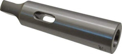 Accupro - MT2 Inside Morse Taper, MT4 Outside Morse Taper, Standard Reducing Sleeve - Hardened & Ground Throughout, 1/4" Projection, 4-7/8" OAL - Exact Industrial Supply