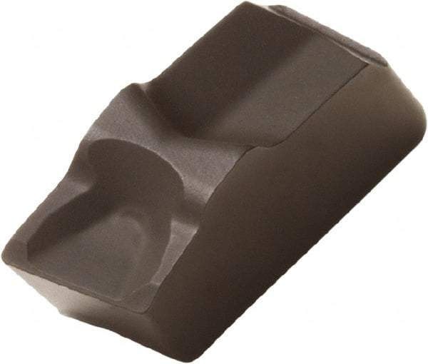 Seco - 150.1016 16 TGP45 Grade, 0.161" Cutting Width, Carbide Cutoff Insert - 6° Right Hand Lead Angle, 0.009" Cnr Rad, TiCN/Al2O3 Coated, Single End - Industrial Tool & Supply