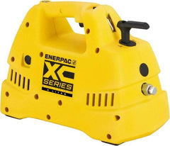 Enerpac - 10,000 psi Electric Hydraulic Pump & Jack - 2 L Oil Capacity, 3-Way, 2 Position Valve, Used with Single Acting, Advance, Hold & Retract - Industrial Tool & Supply