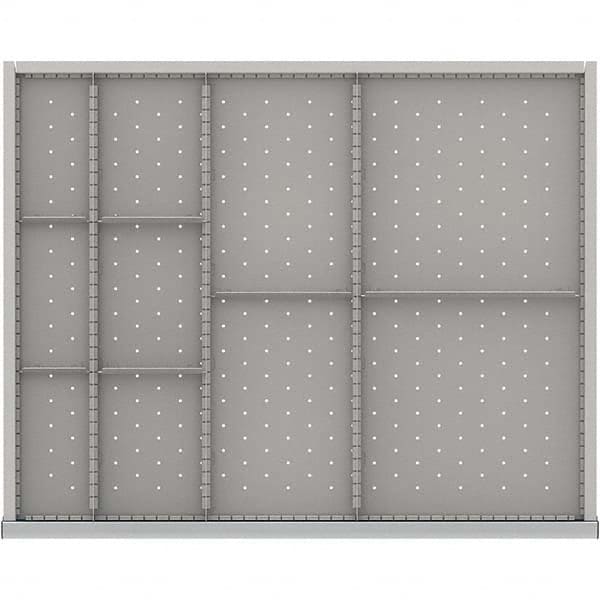 LISTA - 10-Compartment Drawer Divider Layout for 3.15" High Drawers - Industrial Tool & Supply