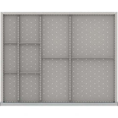 LISTA - 10-Compartment Drawer Divider Layout for 3.15" High Drawers - Industrial Tool & Supply