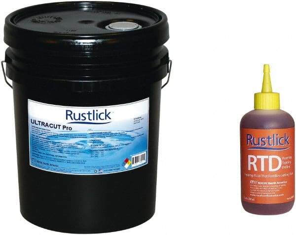 Rustlick - Rustlick Ultracut Pro/PowerCool Pro, 5 Gal Pail Cutting & Grinding Fluid - Water Soluble - Industrial Tool & Supply
