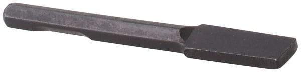 PRO-SOURCE - 1.65" OAL, 1-1/8" Shank Diam, Diagonal Chisel - Hex Drive, Hex Shank, Alloy Steel - Industrial Tool & Supply