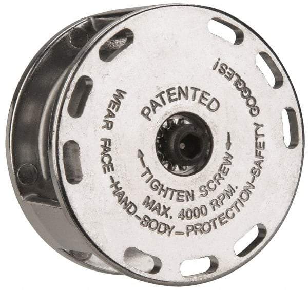 PRO-SOURCE - 2-5/8" Diam Angle & Disc Grinder Adapter - For Use with 23mm Wire Brushes, Rubber Erasers & Utility Surface Blasters - Industrial Tool & Supply