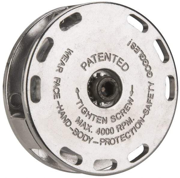 PRO-SOURCE - 2-5/8" Diam Angle & Disc Grinder Adapter - For Use with 11mm Wire Brushes & Utility Surface Blasters - Industrial Tool & Supply