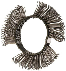 PRO-SOURCE - 4" Diam Angle & Disc Grinder Brush - For Use with Utility Surface Blasters - Industrial Tool & Supply