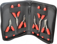 Proto - 6 Piece Mini Plier Set - Comes in Kit Bag - Industrial Tool & Supply