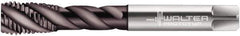 Walter-Prototyp - M12x1.75 Metric 4 Flute 6HX Modified Bottoming Spiral Flute Tap - Powdered Metal, Hardlube Finish, 110mm OAL, Right Hand Flute, Right Hand Thread, Series EP2056302 - Industrial Tool & Supply