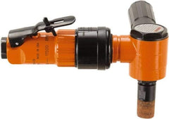 Dotco - 6mm Collet, Angle Handle, Air Angle Die Grinder - 25,000 RPM, Front Exhaust, 30 CFM, 0.6 hp, 90 psi, 6.3mm Inlet - Industrial Tool & Supply