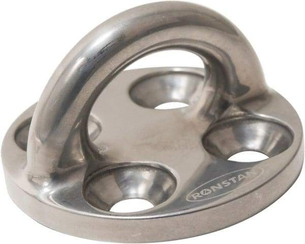 Ronstan - 19,800 Lbs. Load Limit Pad Eye - For Use with 3/8 Inch Rope - Industrial Tool & Supply