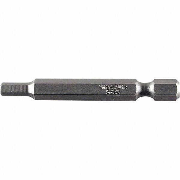 Wiha - 0.218" Power Bit - 1/4" Drive, 2" OAL - Industrial Tool & Supply