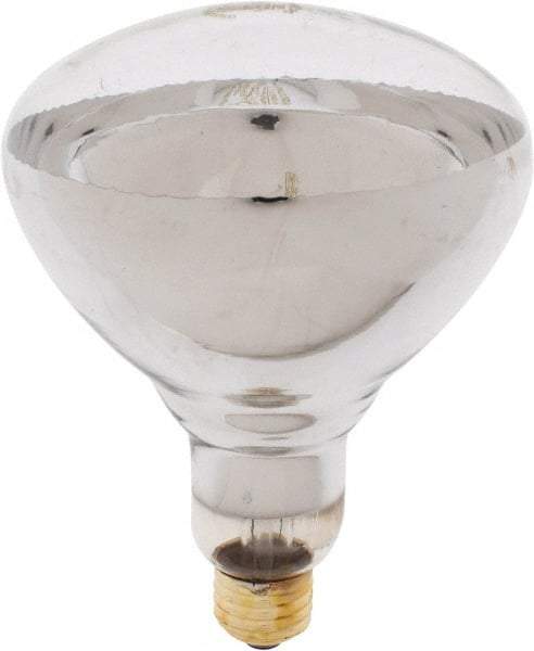 Philips - 250 Watt Incandescent Flood/Spot Medium Screw Lamp - 2,700°K Color Temp, 2,700 Lumens, 120 Volts, Dimmable, BR40, 5,000 hr Avg Life - Industrial Tool & Supply