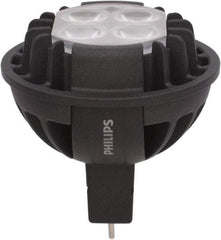 Philips - 7 Watt LED Commercial/Industrial 2 Pin Lamp - 2,700°K Color Temp, 370 Lumens, 12 Volts, Dimmable, MRC16, 35,000 hr Avg Life - Industrial Tool & Supply