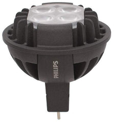 Philips - 7 Watt LED Commercial/Industrial 2 Pin Lamp - 2,700°K Color Temp, 370 Lumens, 12 Volts, Dimmable, MRC16, 35,000 hr Avg Life - Industrial Tool & Supply