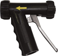 SANI-LAV - 3/4" Pipe, Insulated, Grade 304 Stainless Steel Adjustable Spray Pattern Nozzle - Black, 3/4 GHT Connection, 7 Gal per min at 100 psi, 3/4 GHT, 3/4" Orifice Diam, For Use With Water - Industrial Tool & Supply
