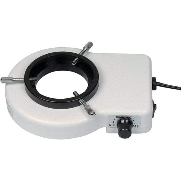 Mitutoyo - Microscope Light (Fiber Ring) - Use with TM Series Microscopes - Industrial Tool & Supply
