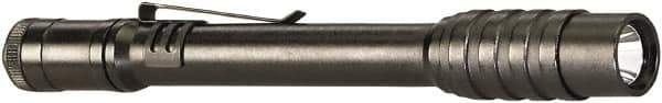 Streamlight - White LED Bulb, 90 Lumens, Mini Flashlight - Black Aluminum Body, 1 Integrated Lithium-Ion Battery Included - Industrial Tool & Supply