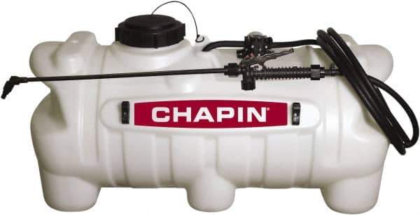 Chapin - 25 Gal Chemical Safe Garden Hand Sprayer - Use with Cleaners/Degreasers, Polyethylene Tank, Wide Mouth, Reinforced Hose - Industrial Tool & Supply