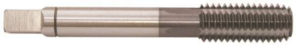 Balax - 7/16-20 UNF 2B H7 Thread Limit Bottoming Thread Forming Tap - Powdered Metal High Speed Steel, TiCN Finish, 3-5/32" OAL, 0.95" Thread Length, Right Hand Thread, Series BXSTEEL - Exact Industrial Supply