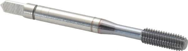 Balax - M5x0.80 Metric Coarse 6H Bottoming Thread Forming Tap - Powdered Metal High Speed Steel, TiCN Finish, 2-3/8" OAL, 0.6" Thread Length, Right Hand Thread, Series BXSTEEL - Exact Industrial Supply