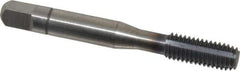 Balax - M8x1.25 Metric Coarse 6H D10 Thread Limit Bottoming Thread Forming Tap - Powdered Metal High Speed Steel, TiCN Finish, 2-23/32" OAL, 0.88" Thread Length, Right Hand Thread, Series BXSTEEL - Exact Industrial Supply