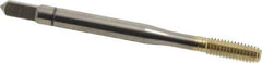 Balax - M4x0.70 Metric Coarse 6H D7 Thread Limit Bottoming Thread Forming Tap - Powdered Metal High Speed Steel, Bal-Plus Finish, 2-1/8" OAL, 0.47" Thread Length, Right Hand Thread, Series BXDIECAST - Exact Industrial Supply