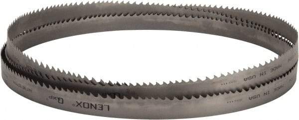Lenox - 2 to 3 TPI, 15' Long x 1-1/4" Wide x 0.042" Thick, Welded Band Saw Blade - Bi-Metal, Toothed Edge, Raker Tooth Set, Flexible Back, Contour Cutting - Industrial Tool & Supply