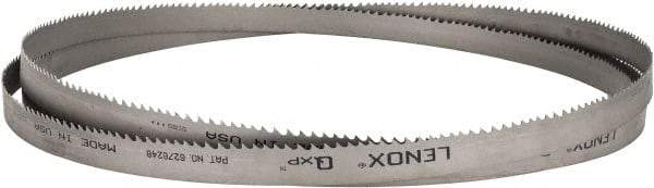 Lenox - 3 to 4 TPI, 14' 10" Long x 1" Wide x 0.035" Thick, Welded Band Saw Blade - Bi-Metal, Toothed Edge, Raker Tooth Set, Flexible Back, Contour Cutting - Industrial Tool & Supply