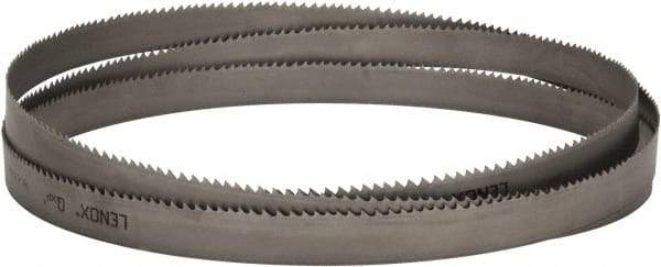 Lenox - 3 to 4 TPI, 13' 6" Long x 1-1/4" Wide x 0.042" Thick, Welded Band Saw Blade - Bi-Metal, Toothed Edge, Raker Tooth Set, Flexible Back, Contour Cutting - Industrial Tool & Supply