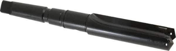 Allied Machine and Engineering - Series 2.5, 1-3/16 to 1-3/8" Diam, 3MT Taper Shank, Straight Flute Spade Drill - 3-3/8" Max Depth, 6-15/64" Body Length, 9-25/32" OAL, Short Length, Through Coolant - Industrial Tool & Supply