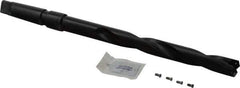 Allied Machine and Engineering - Series 1, 13/16" Max Diam, 3MT Taper Shank, Helical Flute Spade Drill - 6-1/2" Max Depth, 9-47/64" Body Length, 13-7/32" OAL, Extended Length, Through Coolant - Industrial Tool & Supply