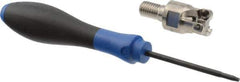 Seco - 3/4" Cut Diam, 0.03" Max Depth, M10 Modular Connection Indexable High-Feed End Mill - Screw Holding Method, LP.. 06 Insert, R217.21 Toolholder, Through Coolant - Industrial Tool & Supply