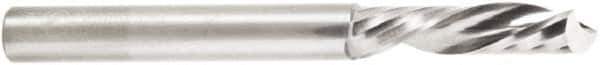 Amana Tool - 1/4" Cutting Diam x 1" Length of Cut, 1 Flute, Upcut Spiral Router Bit - Uncoated, Right Hand Cut, Solid Carbide, 2-1/2" OAL x 1/4" Shank Diam, 20° Helix Angle - Industrial Tool & Supply