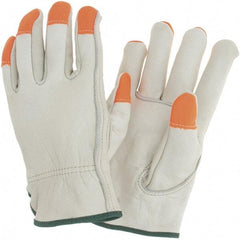 MCR Safety - Size M General Protection Work Gloves - For Work & Driver, Uncoated, Natural, Paired - Industrial Tool & Supply
