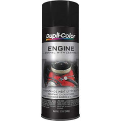 Krylon - 12 oz Black Automotive Heat Resistant Paint - Semi-Gloss Finish, Comes in Aerosol Can - Industrial Tool & Supply